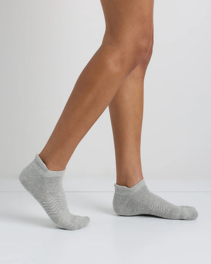 Everyday Cotton Solid Ankle Socks (4-pack) - S / White