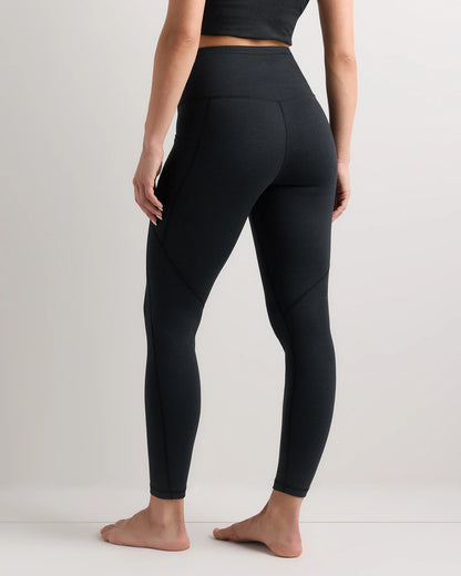 Ultra-Soft High-Rise Pocket Legging - XS / Heather Espresso