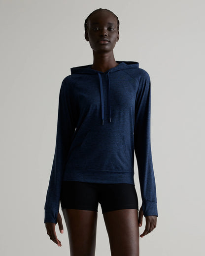 Flowknit Pullover Hoodie - XS / Heather Navy