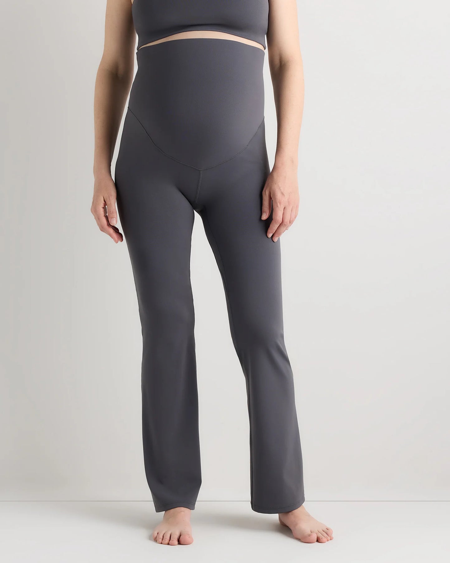 Ultra-Form Maternity Bootcut Pants - XS / Dark Coal