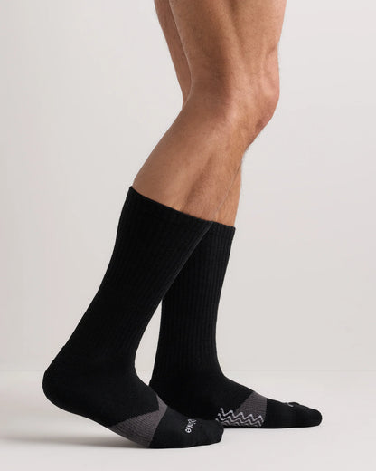 Alpaca Crew Socks (3-Pack) - S / Heather Grey