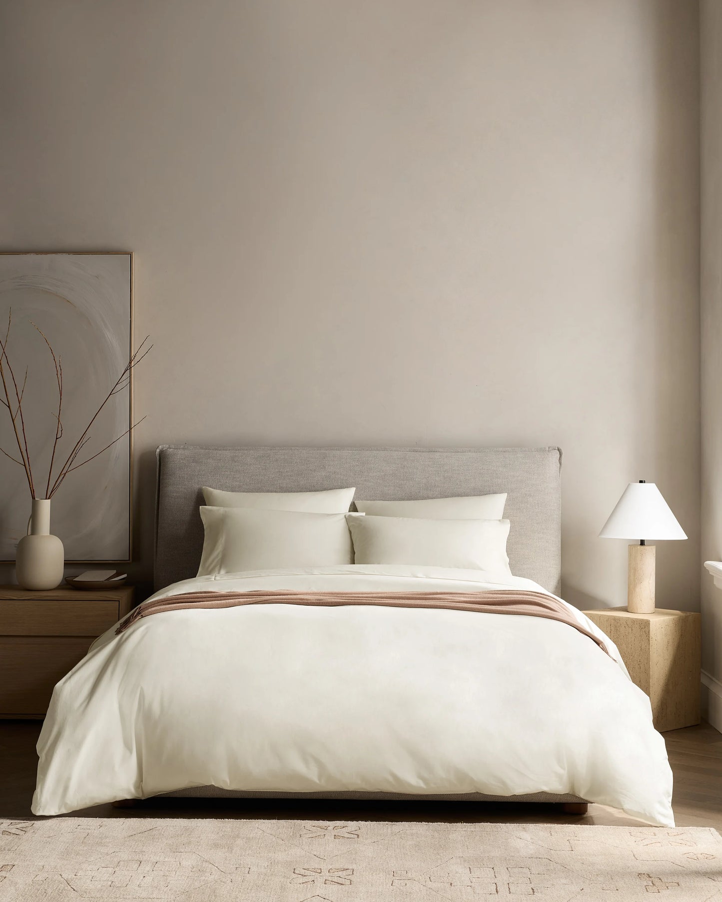 Organic Crisp Percale Sham Set - Standard / White