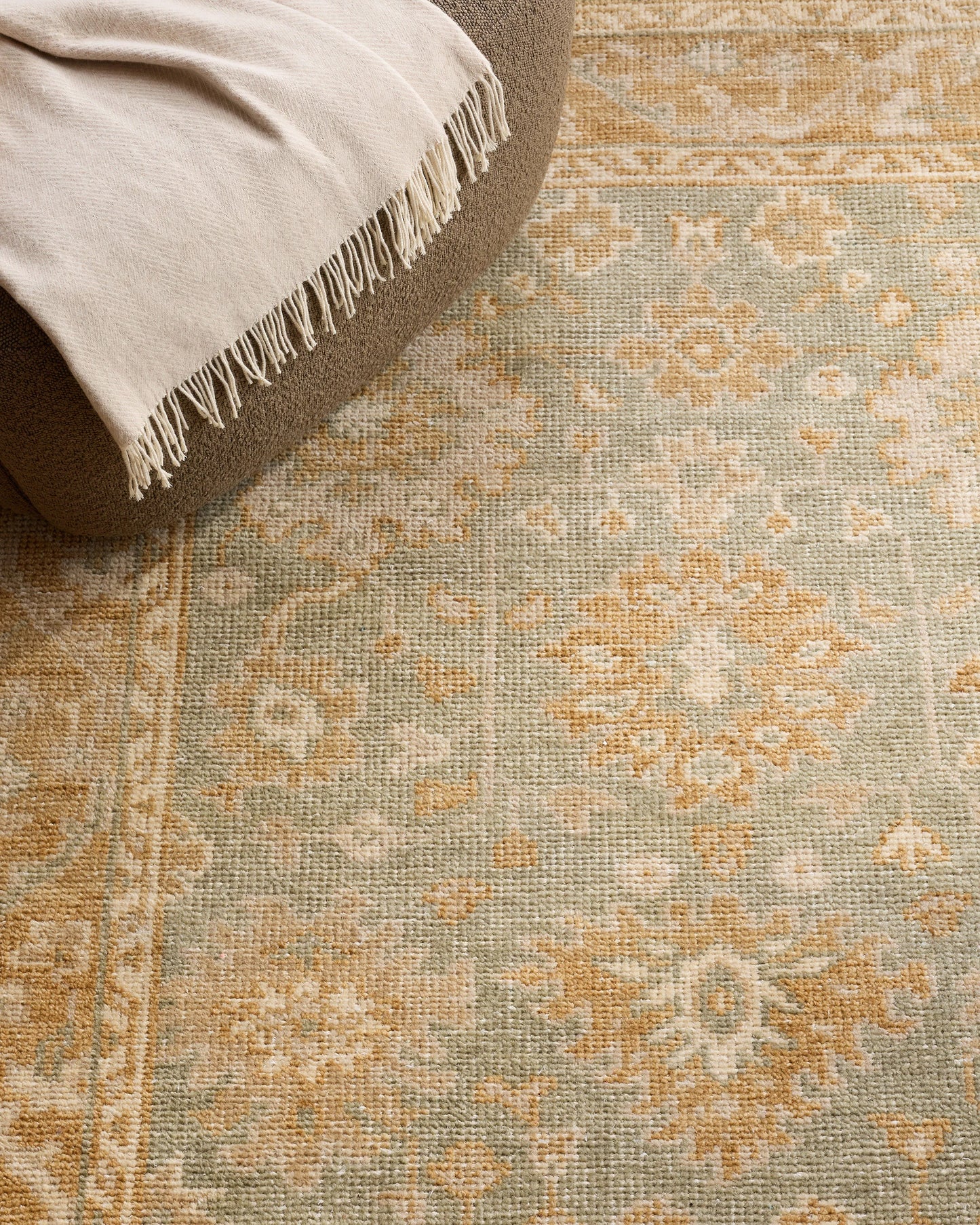 Grayson Hand-Knotted Wool Rug - 3' x 5' / Green