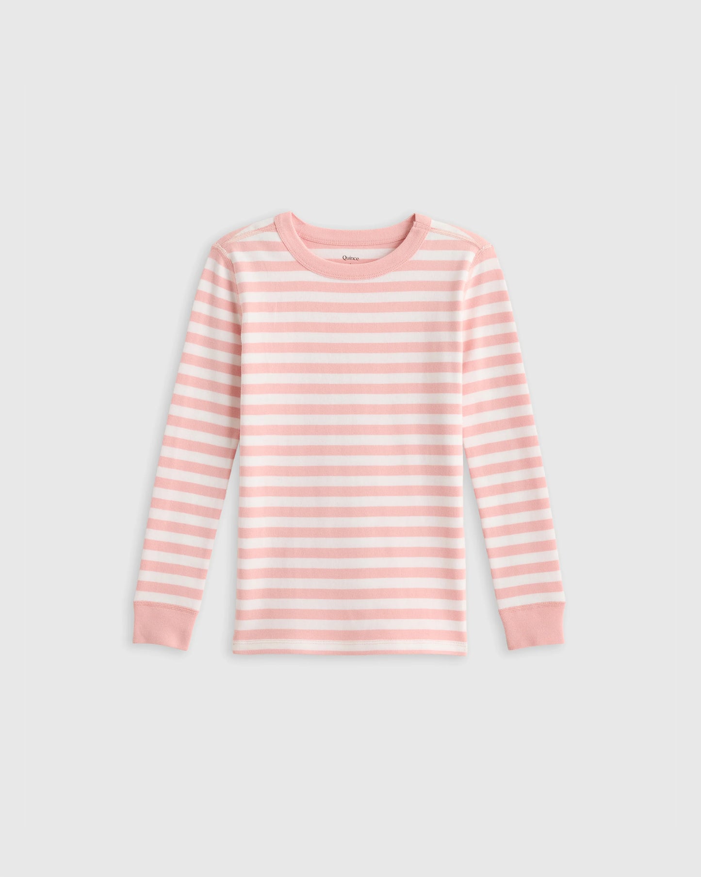 100% Organic Cotton Long Sleeve and Pant Pajama Set - 2T / Navy Stripe