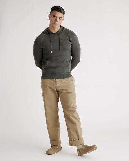 Mongolian Cashmere Pullover Hoodie - XS / Sea Spray Green