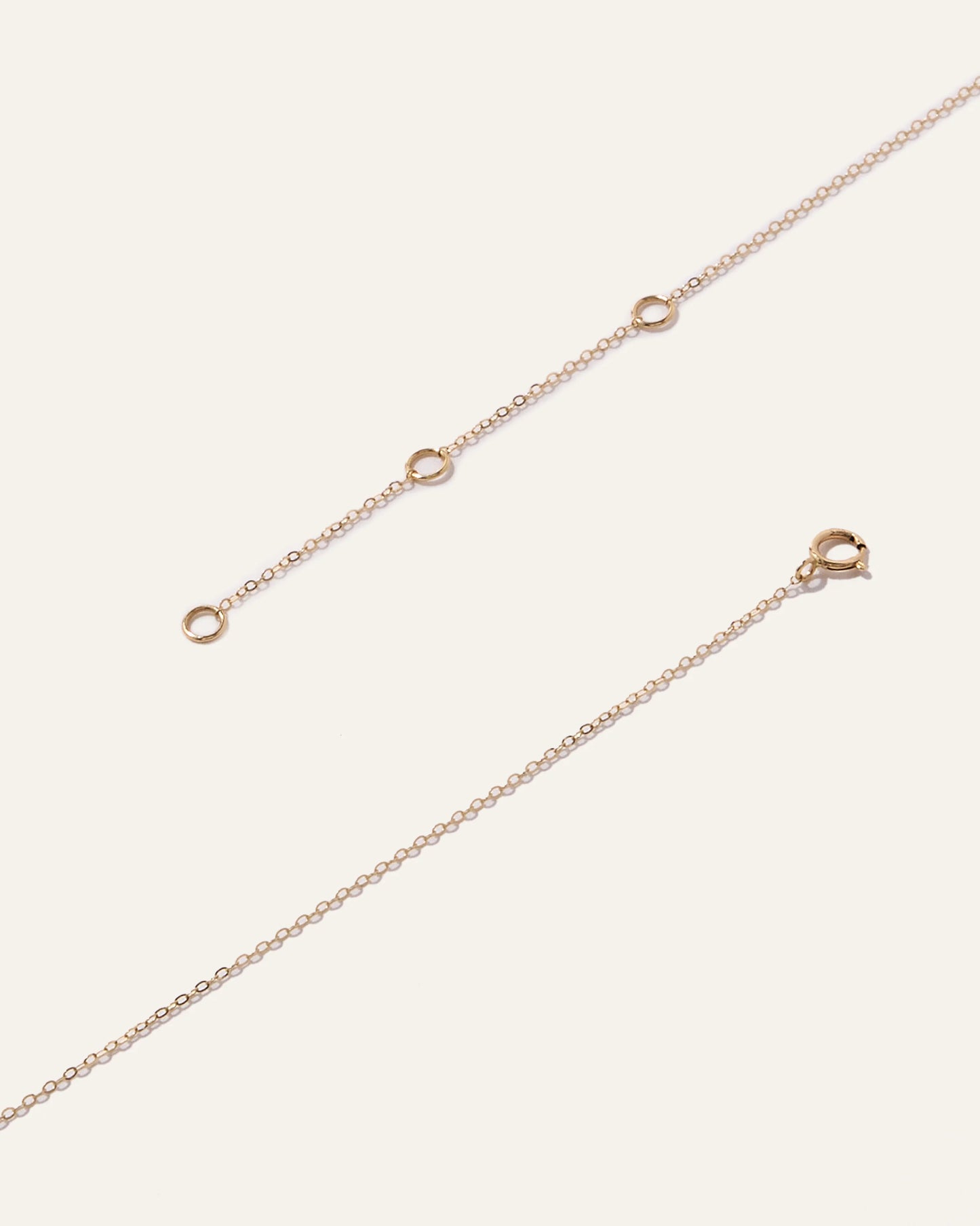 14K Gold Hammered Curve Necklace - One Size / Yellow Gold