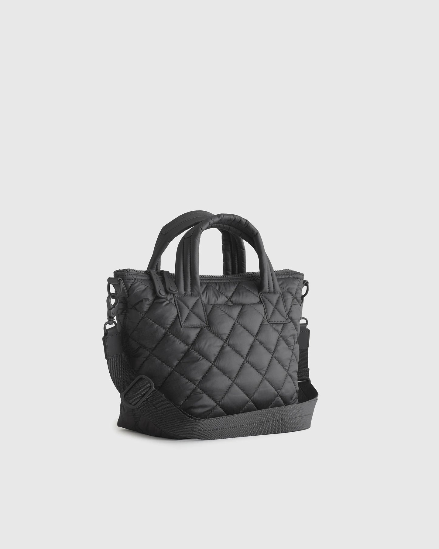 Transit Quilted Small Crossbody Tote - One Size / Taupe Brown
