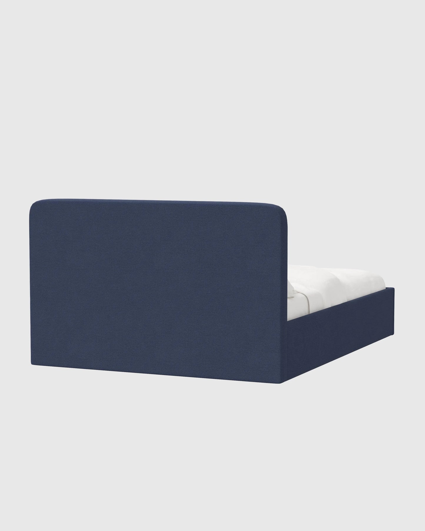 100% Linen Curved Bed - Full / Canvas