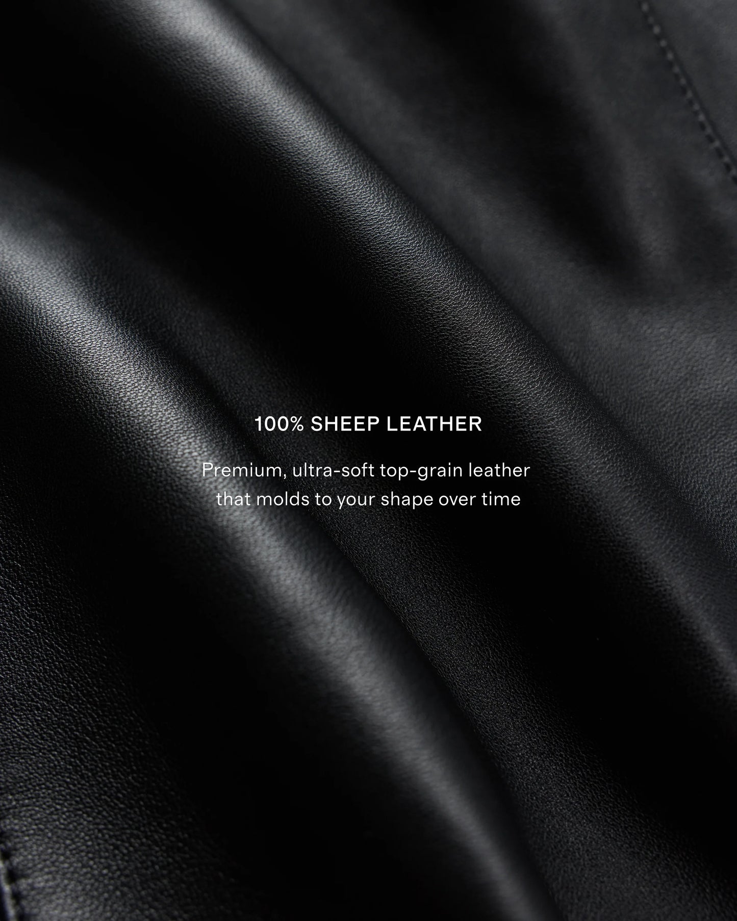 100% Leather Oversized Bomber Jacket - XS / Rich Brown