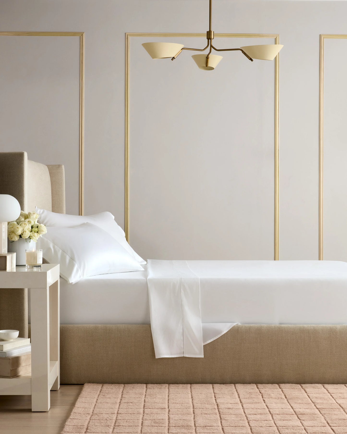 Signature Giza Cotton Sateen Pillowcase Set - Standard / White