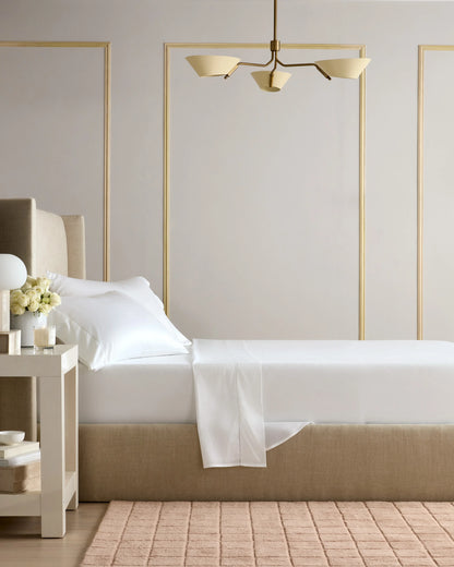 Signature Giza Cotton Sateen Pillowcase Set - Standard / White