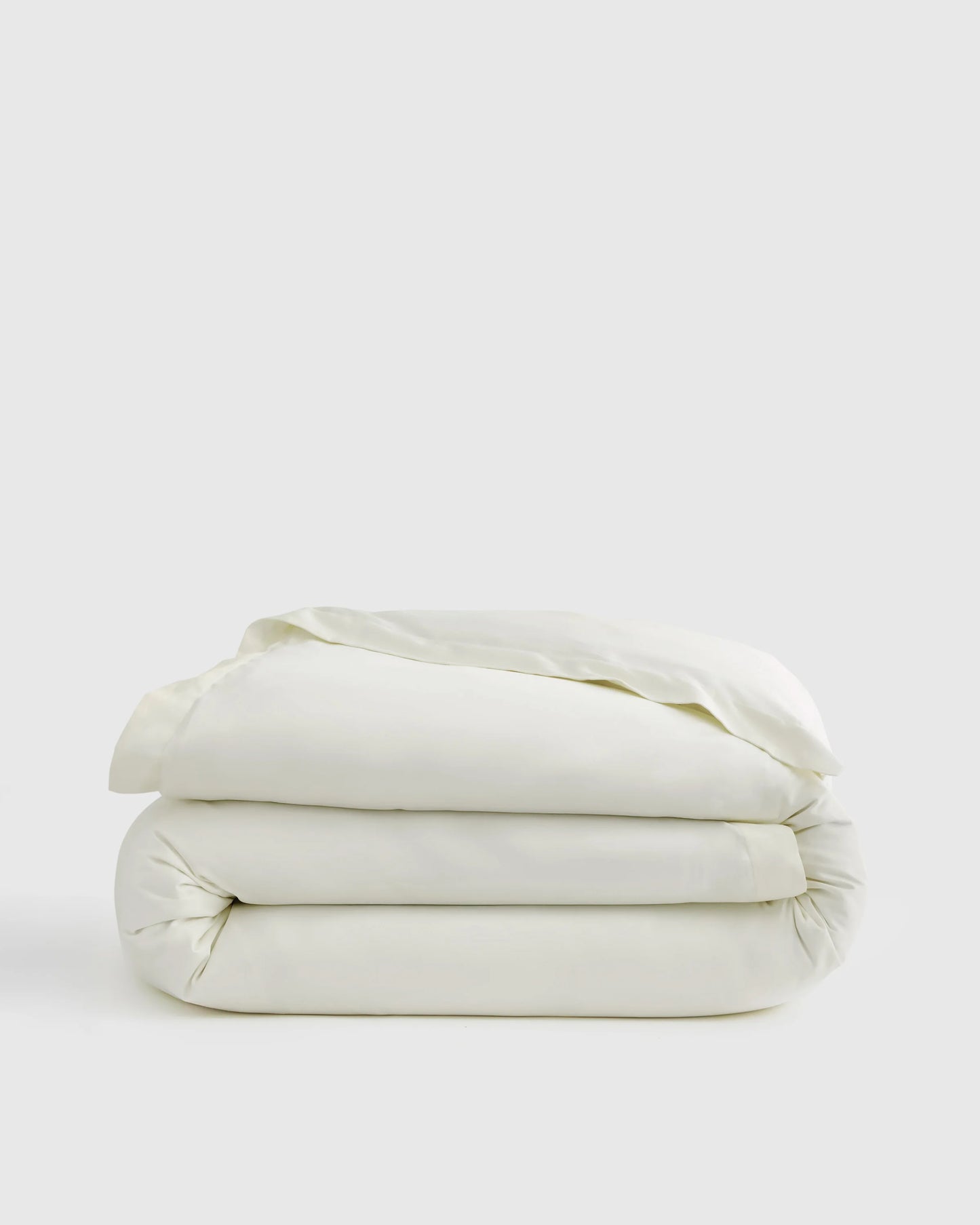 Signature Giza Cotton Sateen Duvet Cover - Twin / Light Grey