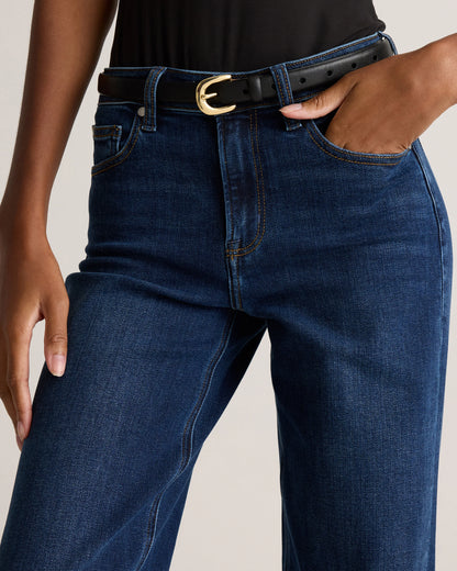 Bella Stretch Wide Leg Jeans - 24 / Frosted Blue