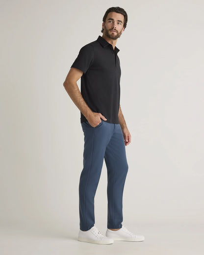 Commuter Stretch Pique Polo - S / Dark Coal