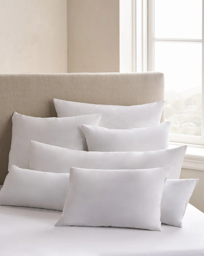 Premium Feather Pillow Insert (Set of 2) - 20x20 / No Color
