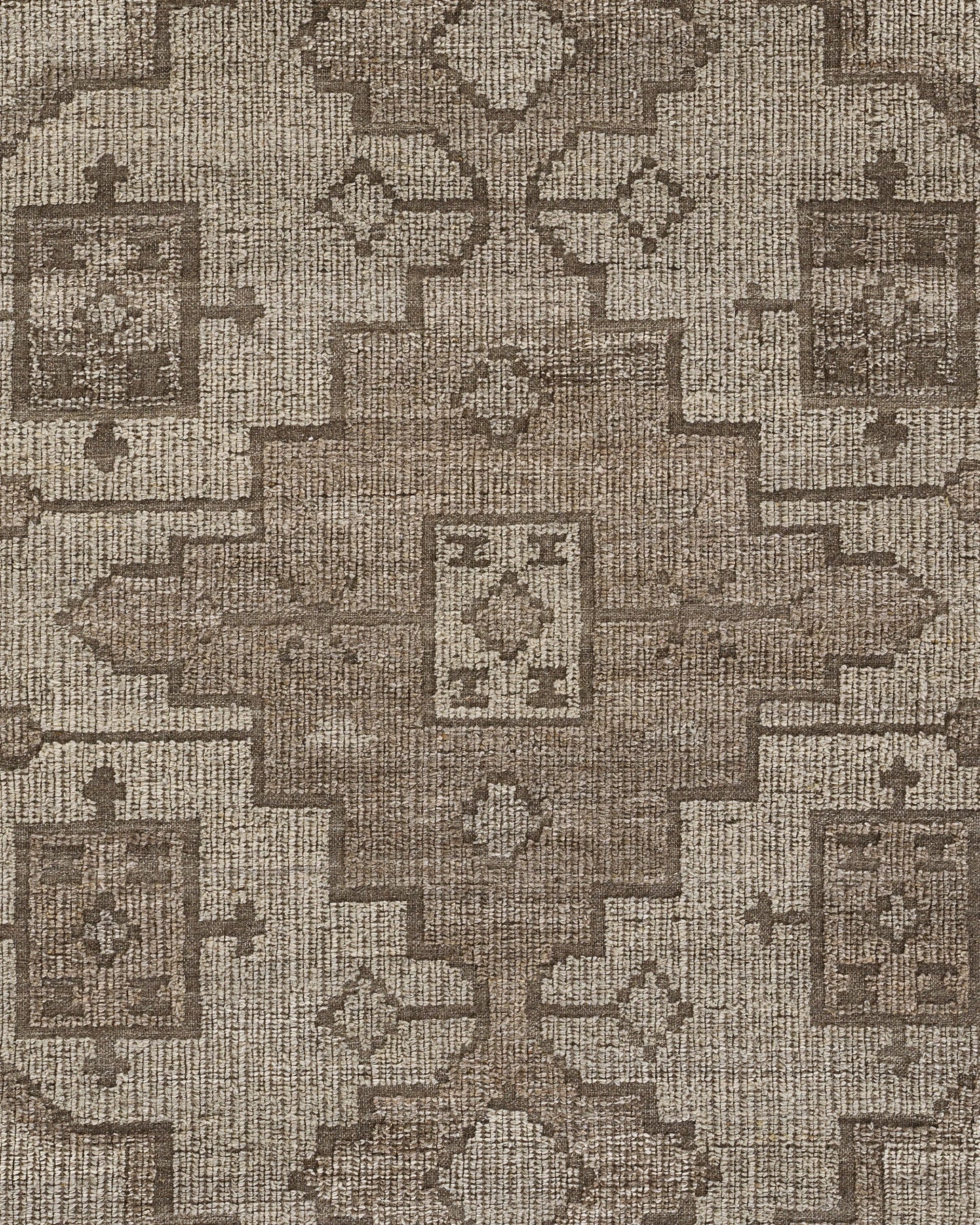 Nilo Handwoven Wool Rug - 3'6" x 5'6" / Brown