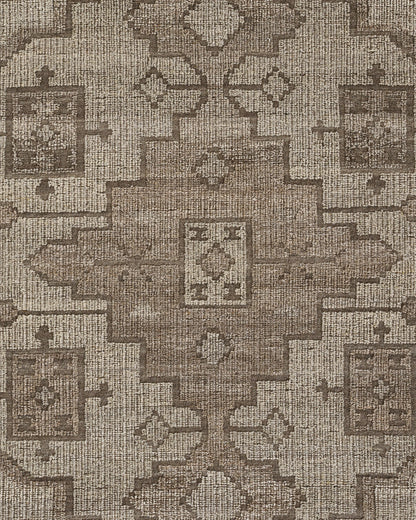Nilo Handwoven Wool Rug - 3'6" x 5'6" / Brown