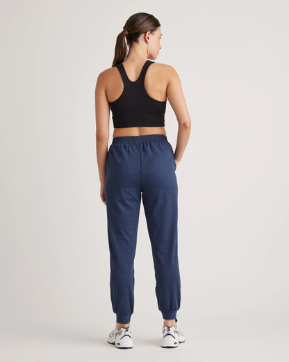 Flowknit High-Rise Boyfriend Joggers - XS / Heather Navy