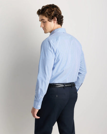 Organic Cotton Stretch Poplin Shirt - S / Grey Gingham
