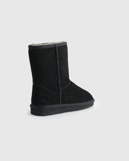 Australian Shearling Mid-Calf Boot - 6 / True Black