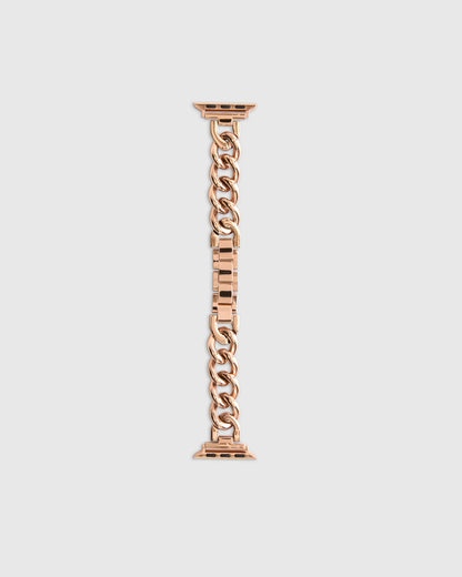 Stainless Steel Bracelet Chain Smartwatch Band - 38mm - 42mm / Gold