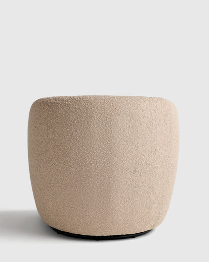 Performance Boucle Swivel Chair - One Size / Mocha Fog