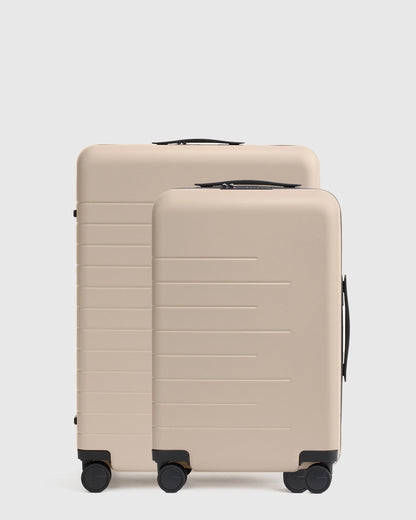 Carry-On & Medium Check-In Suitcase Set - One Size / Dark Green