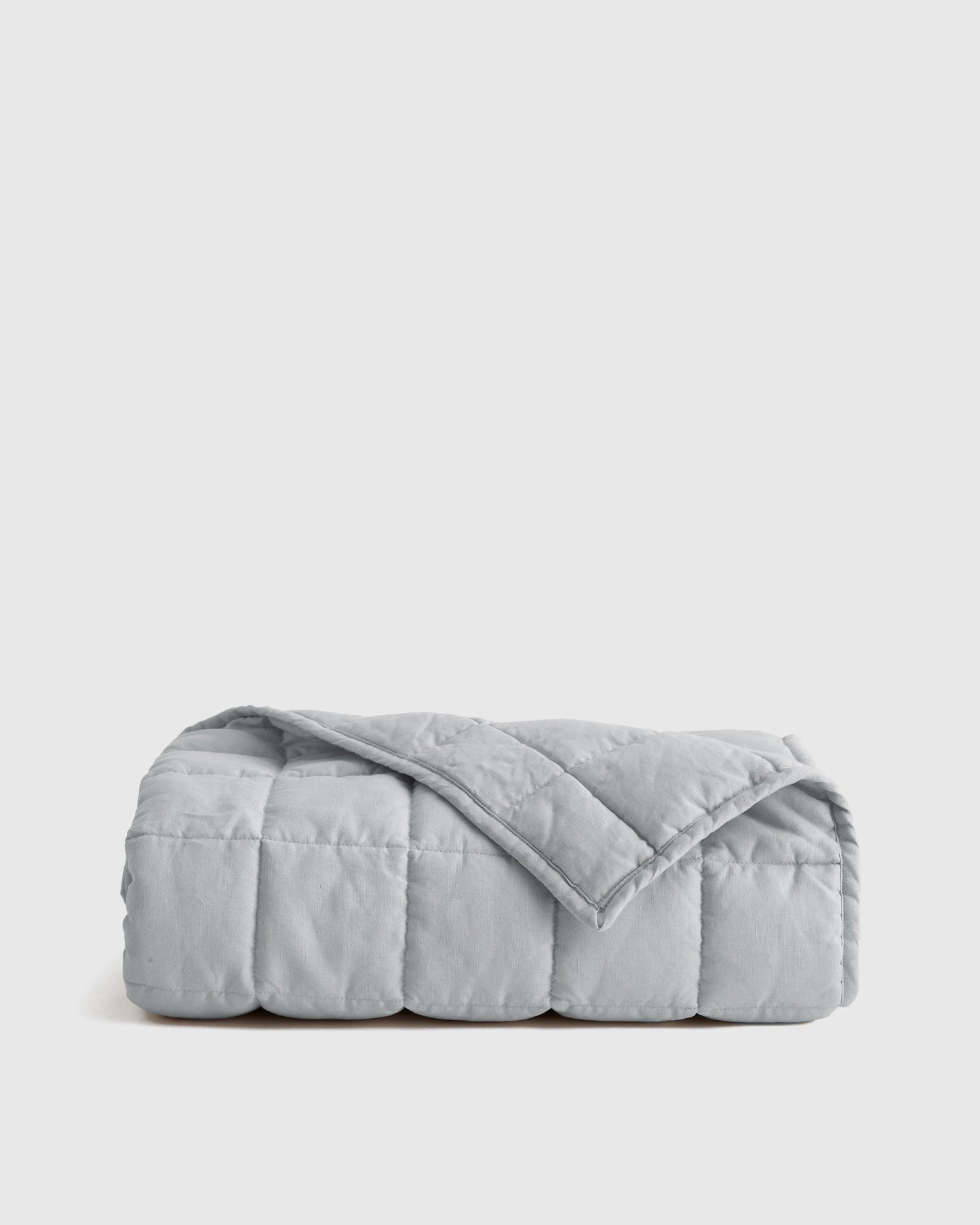European Linen Toddler Quilt - One Size / Mist