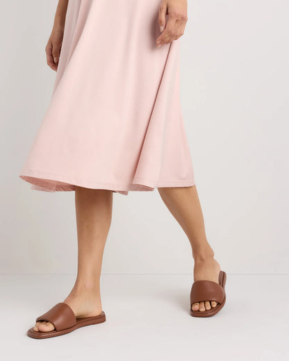 Flowknit Breeze Fit & Flare Dress - XS / Heather Green