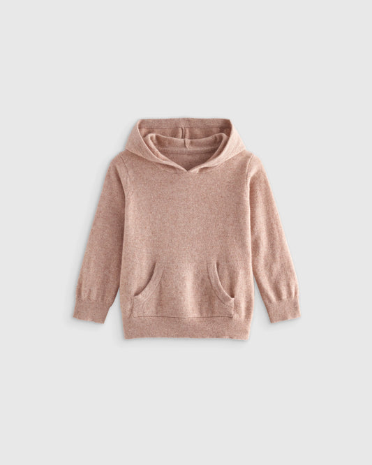 Washable Cashmere Hoodie - 2T / Oatmeal