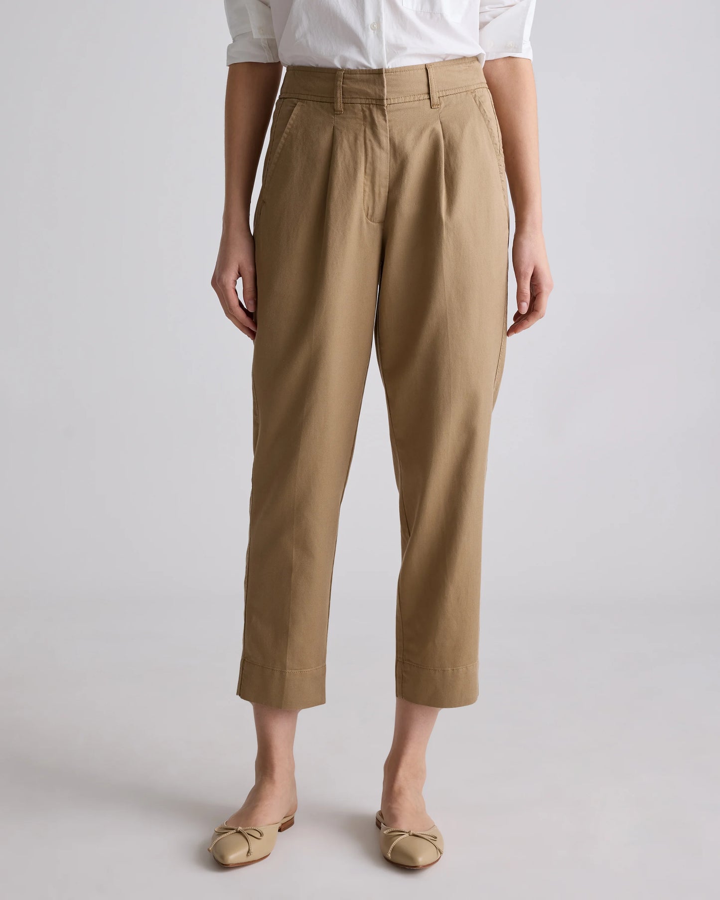 Drapey Twill Tapered Trouser - 0 / True Black