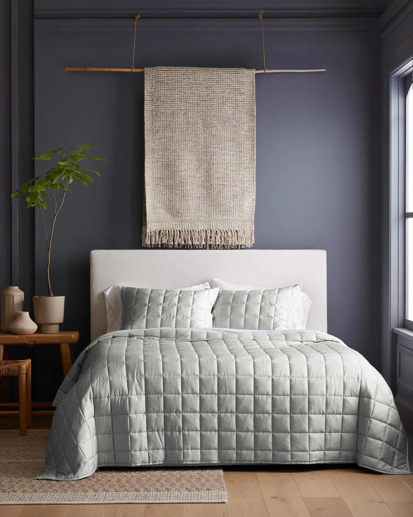 Bamboo Box Quilt - Twin / Sage