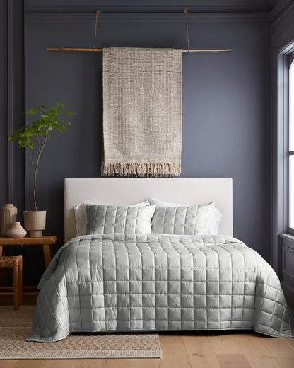 Bamboo Box Quilt - Twin / Sage