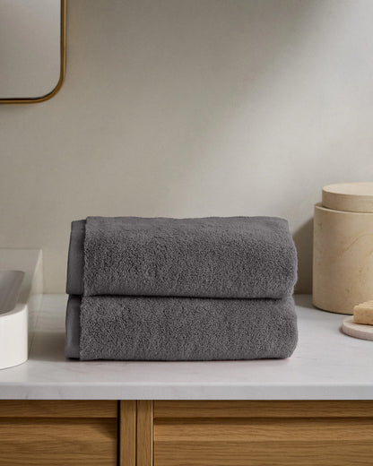 Plush Organic Turkish Cotton Bath Bundle (4 pieces) - One Size / White