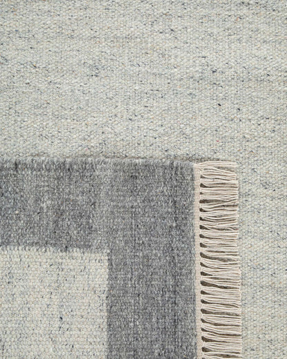 Sahara Flatweave Wool Rug - 2' x 3' / Charcoal