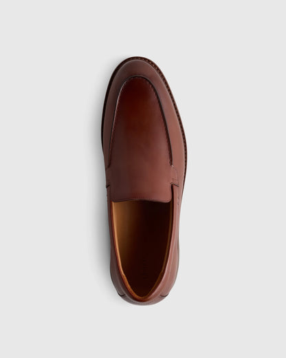 Men's Hybrid Crafted Leather Loafer - 7 / Brandy