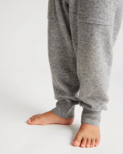 Washable Cashmere Jogger - 2T / Oatmeal