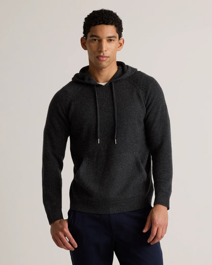 Mongolian Cashmere Pullover Hoodie - XS / Sea Spray Green