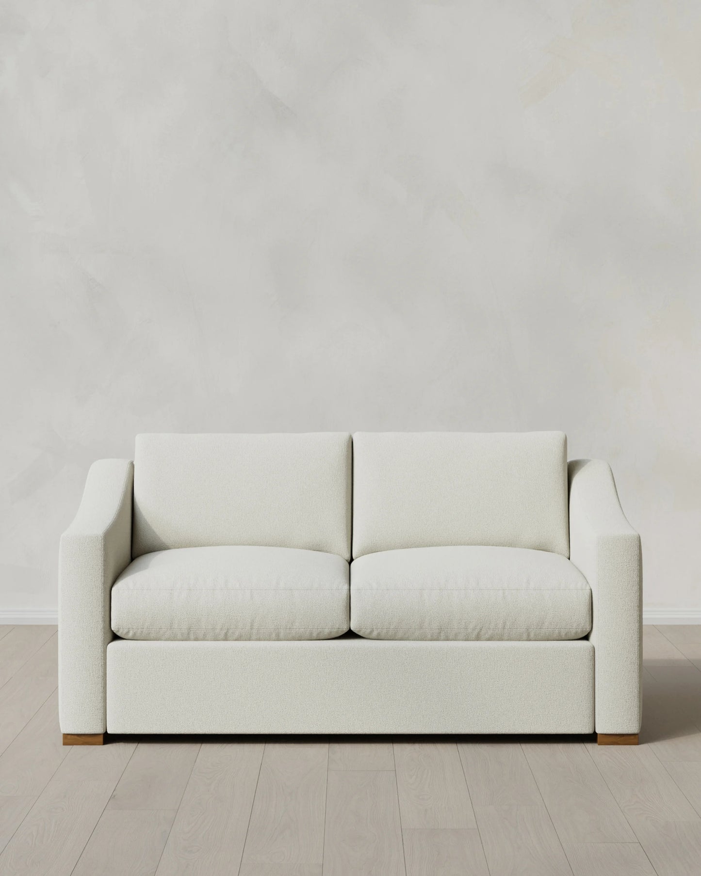 Hollis Slope Arm Sofa in Performance Basketweave - 72" / Flax