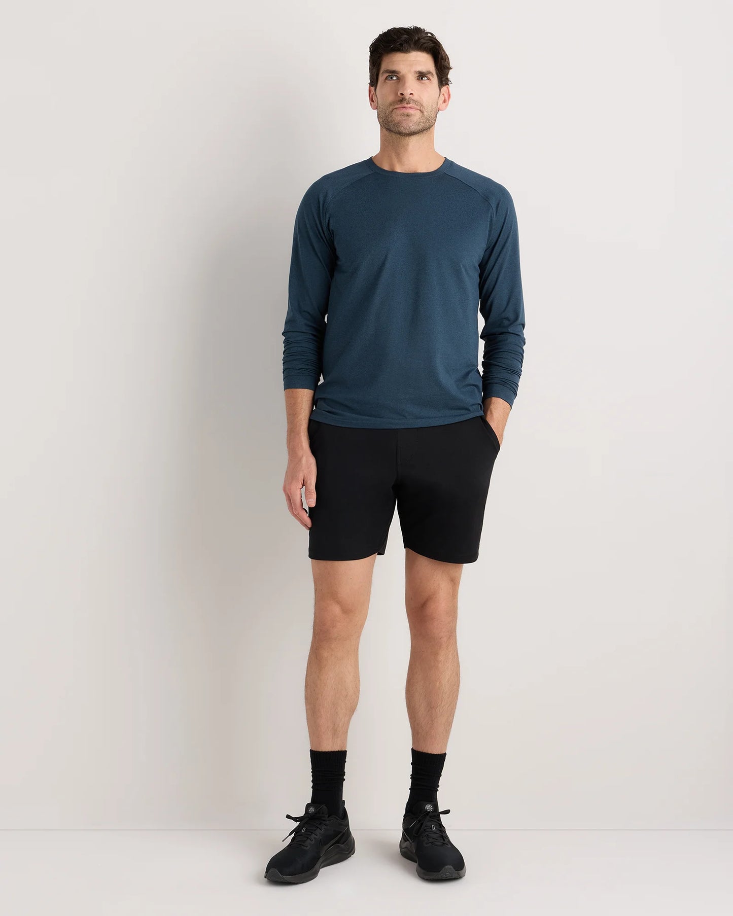 Flowknit Breeze Performance Long Sleeve Tee - XS / Heather Grey