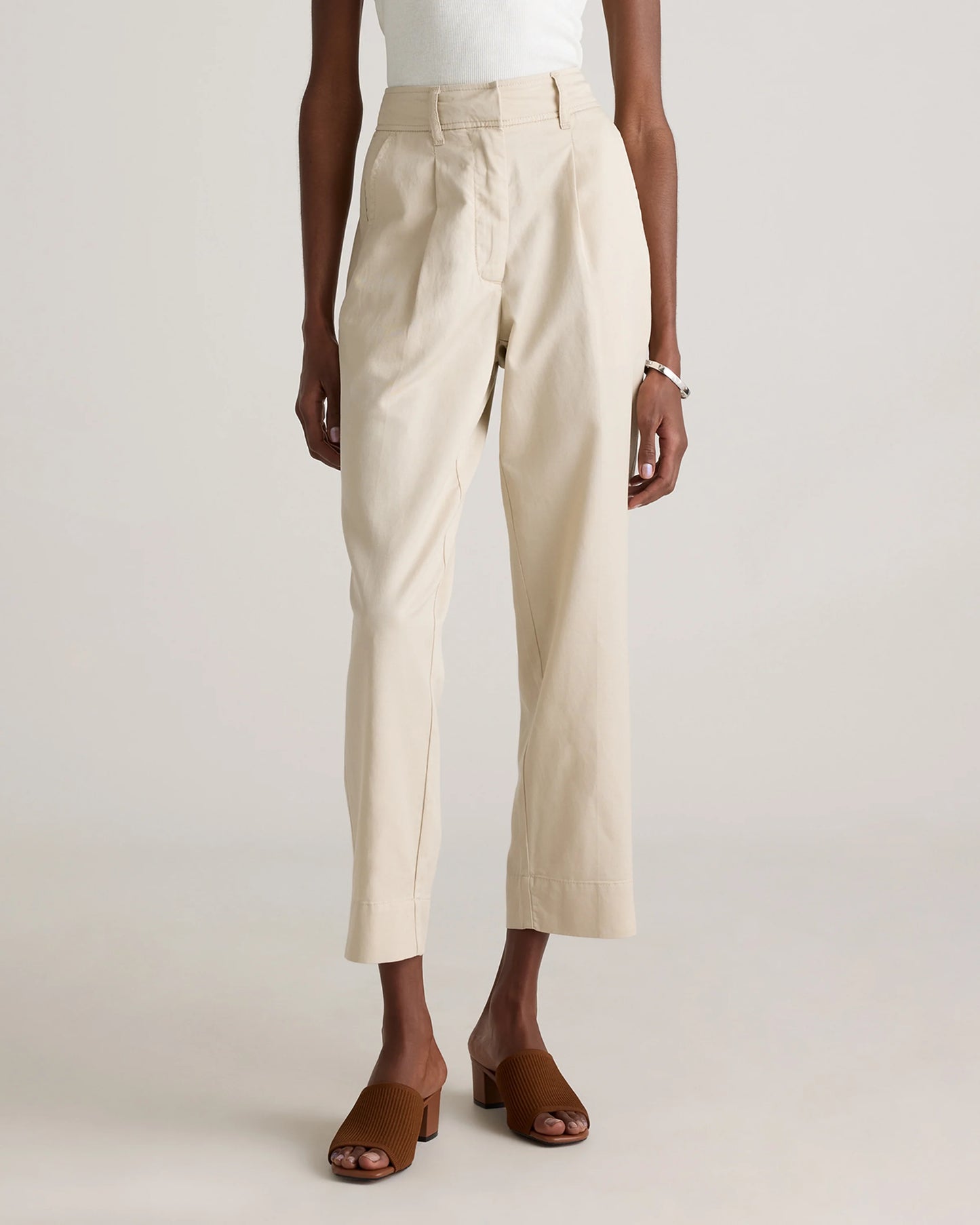 Drapey Twill Tapered Trouser - 0 / True Black