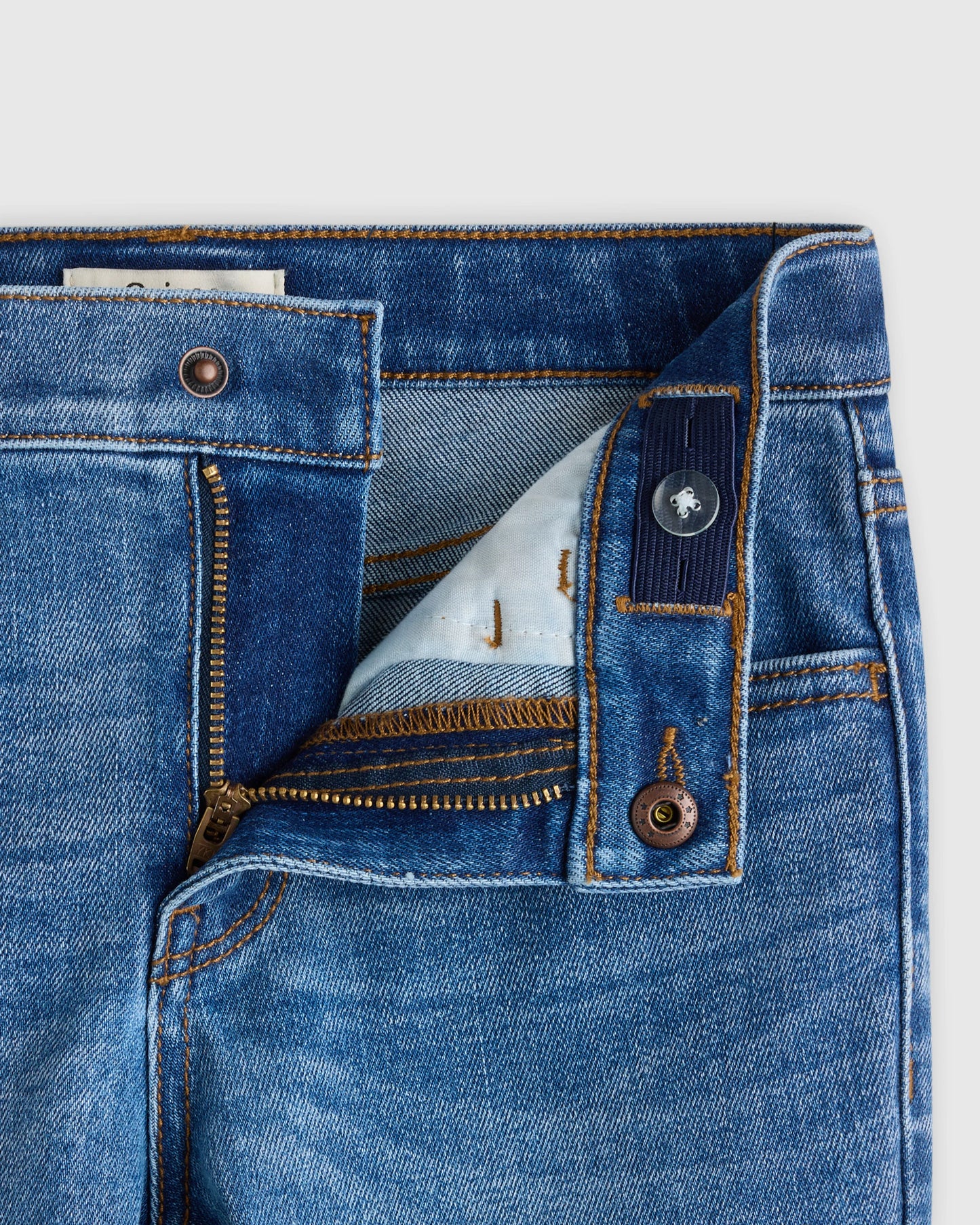 Boys Stretch Slim Jeans - 6 / Dark Wash