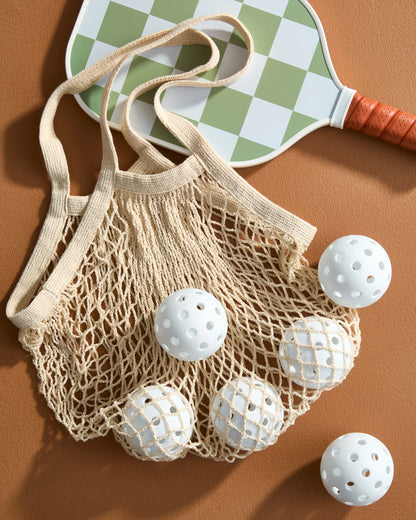 Four Paddle Pickleball Set - One Size / Navy/Sky Blue/Sage/Cantaloupe