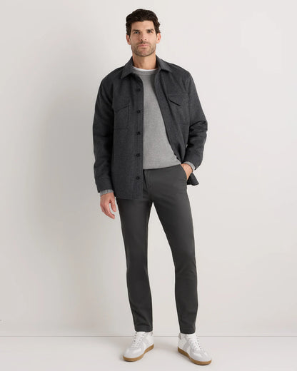 Organic Cotton Stretch Chino Pants - Slim - 30X30 / Stone
