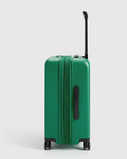 Expandable Carry-On Suitcase - One Size / Dark Green