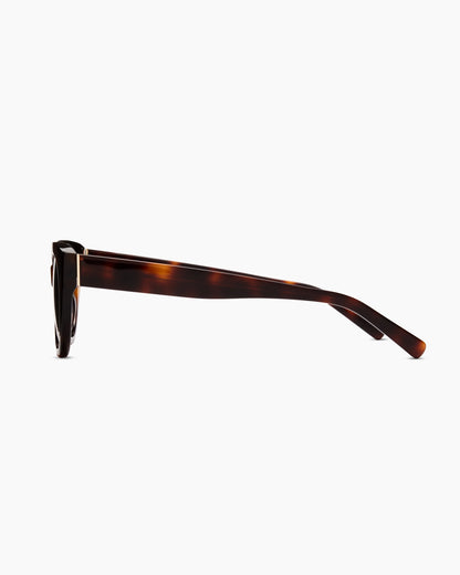 Capri Polarized Acetate Sunglasses - Standard / Black with Grey Gradient lens