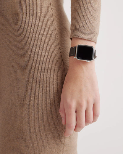 Leather Smartwatch Band - 38mm - 42mm / Cognac