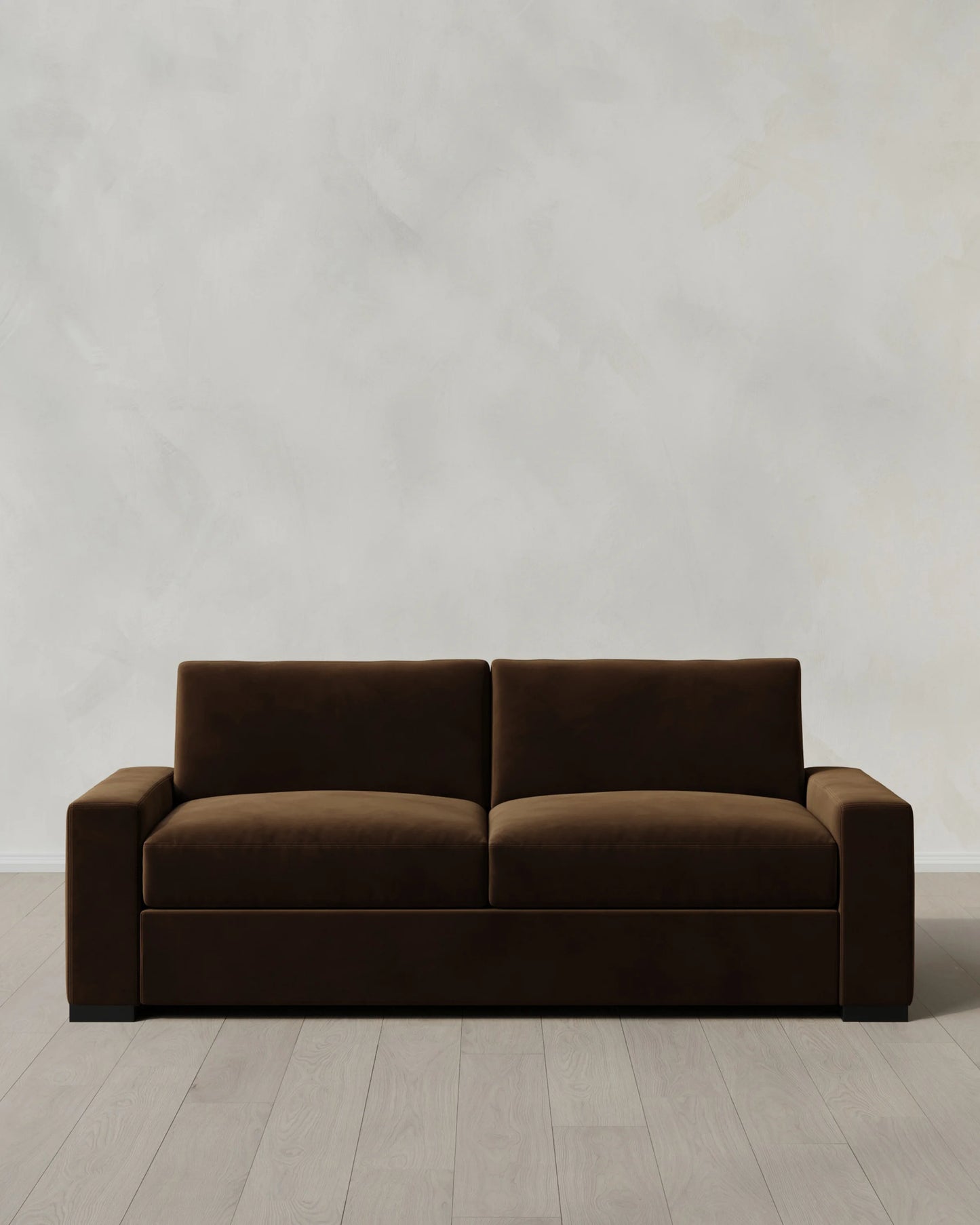 Stillman Sleeper Sofa in Performance Velvet - Queen / Java