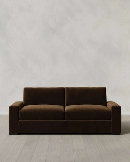 Stillman Sleeper Sofa in Performance Velvet - Queen / Java
