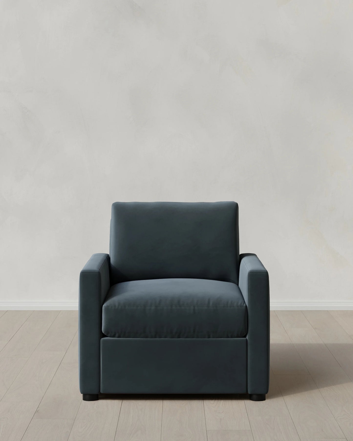 Brennan Accent Chair in Performance Velvet - One Size / Pine